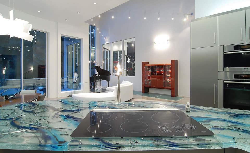 Stunning Glass Counter