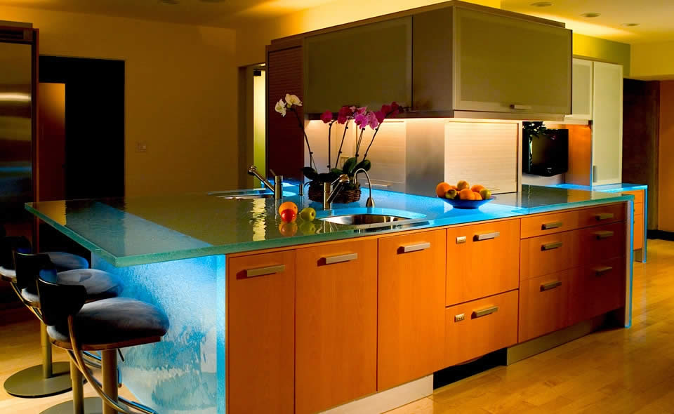 Stunning Glass Counter