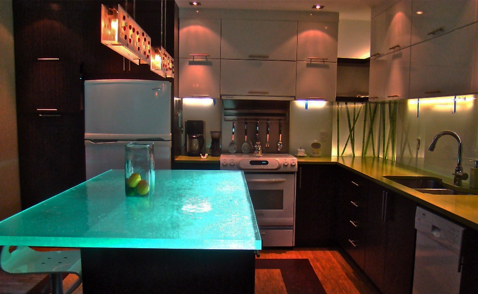 Stunning Glass Counter