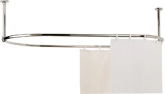 Bathrooms Racetrack Oval Shower Curtain Rails