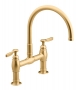 Parq Deck-mount Kitchen Bridge Faucet