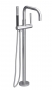 Purist Floor-mount Bath Filler with Handshower